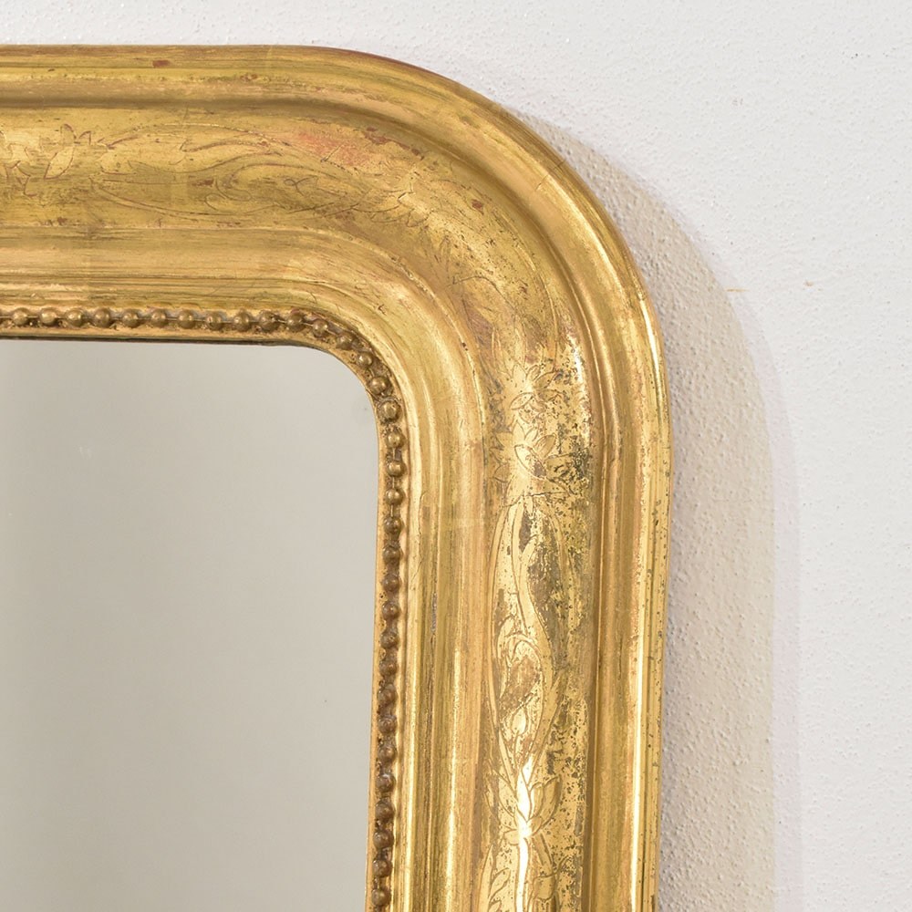 SP175 1 antique gold wall mirror louis philippe mirror XIX century.jpg